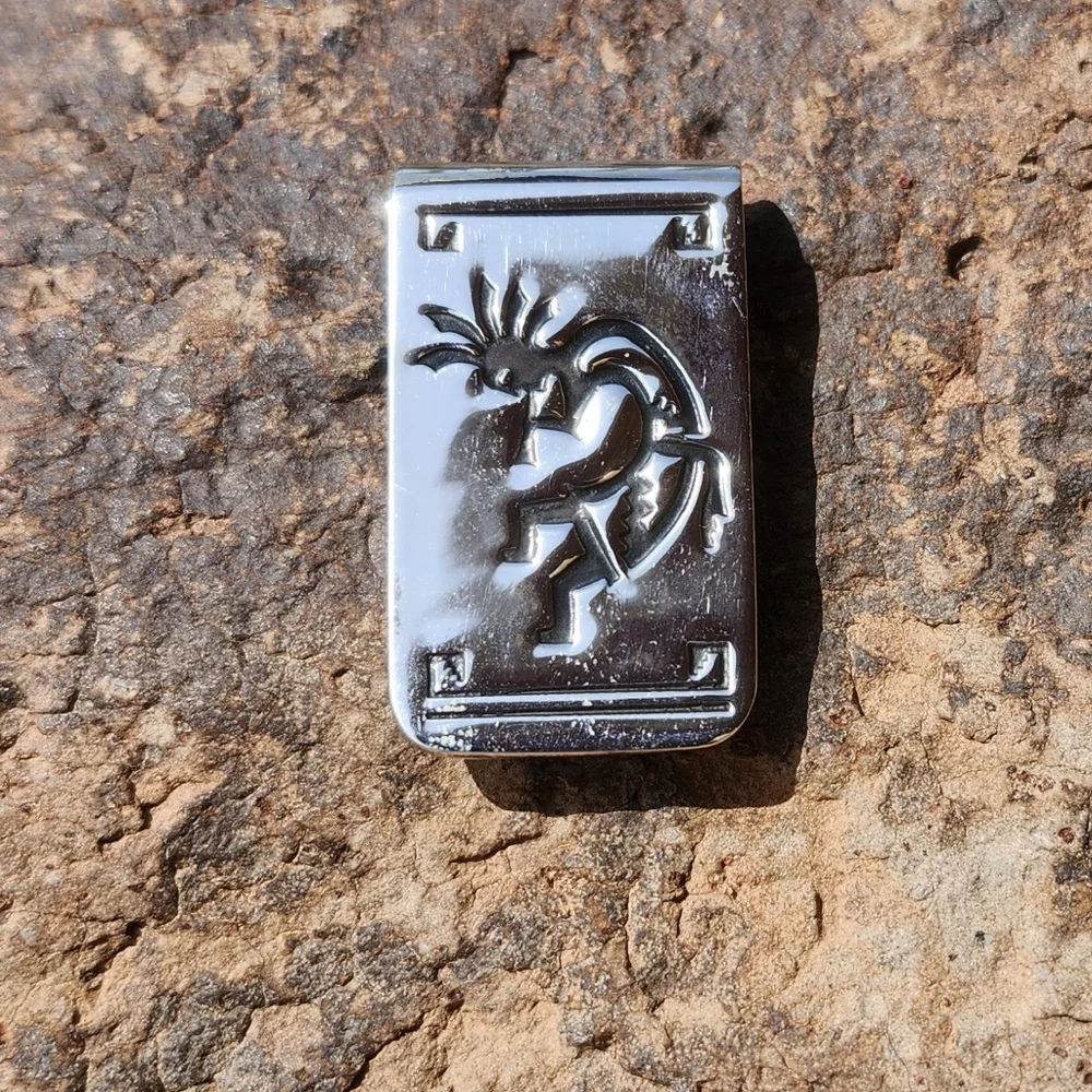 Sterling Silver KOKOPELLI Money CLIP